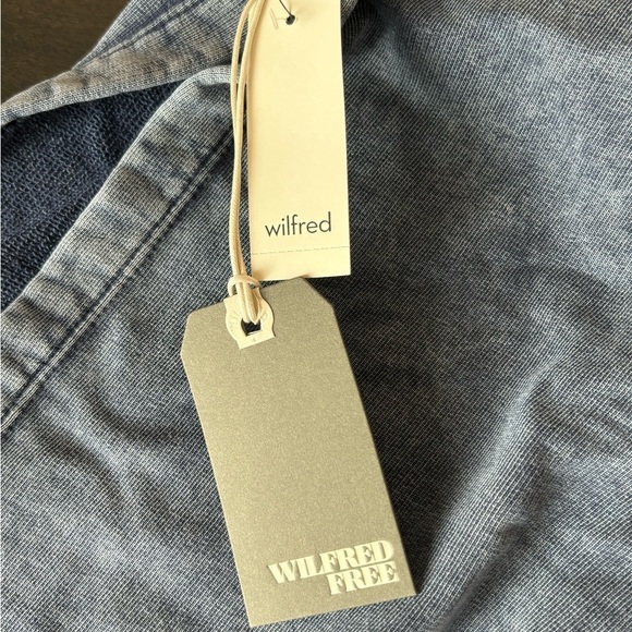 NEW RARE Aritzia Wilfred Oversized XS Berenson Poncho/Cape In Washed Blue - Picture 12 of 15